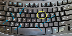 Fix for Faded Keyboard Keys